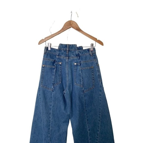 Maison Margiela Line 1 Women’s High Rise Jeans Denim 25 - Picture 6 of 7